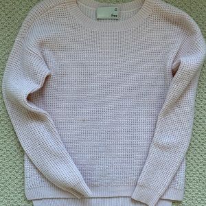 Wilfred after pink sweater